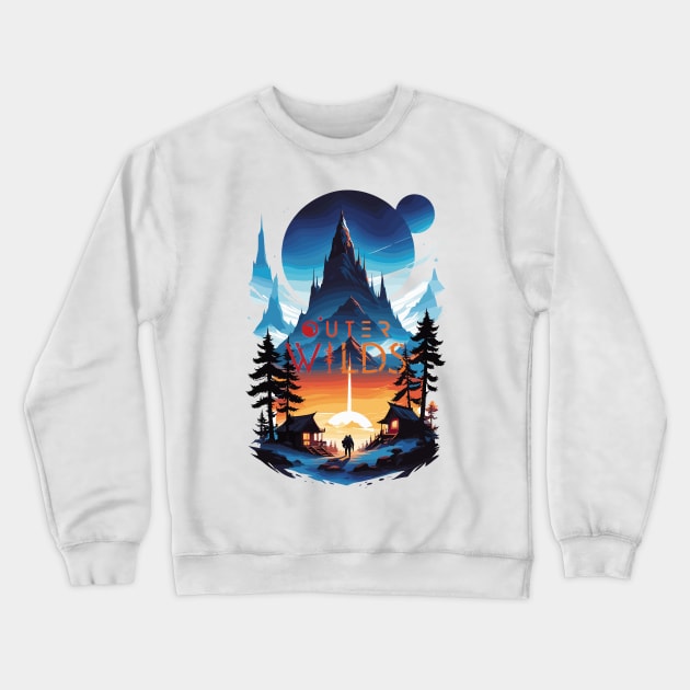 Outer Wilds Crewneck Sweatshirt by aswIDN